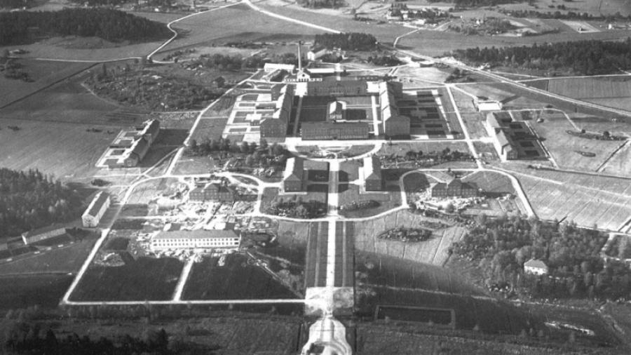 Beckomberga sjukhus, flygbild 1935